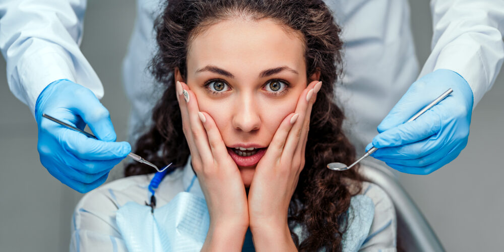 A nervous dental patient