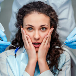 A nervous dental patient