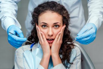 A nervous dental patient