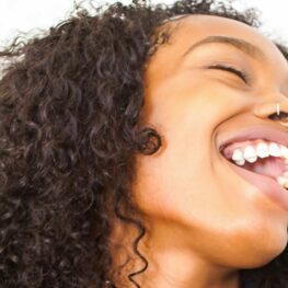 Woman Smiling with Health Teeth